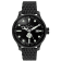 Mathey Tissot Men's Elica Black Dial, Black Stainless Steel Watch