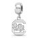 Sterling Silver Rhodium-plated LogoArt University of South Carolina
Small Dangle Bead
