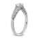 Rhodium Over 10K White Gold Lab Grown Diamond VS/SI GH, Complete
Engagement Ring 0.5ctw