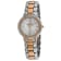 Mathey Tissot Women's Classic White Dial, Two tone Stainless Steel Watch