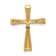 14k Yellow Gold Diamond Cross Slide Pendant