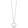 Rhodium Over Sterling Silver 8-9mm White Freshwater Cultured Pearl and
Cubic Zirconia Necklace