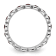 Sterling Silver Stackable Expressions Red Crystal Ring