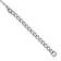 Rhodium Over Sterling Silver Cubic Zirconia Polished Skull Necklace