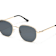 Quay Big Time Gold Round Frame / Smoke Polarized Lenses Sunglasses