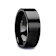 MORPHEUS Flat Black Tungsten Ring 8mm