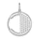 14K White Gold Gatsby Diamond Initial C Charm
