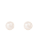 14k Yellow Gold 10-11mm White Freshwater Pearl Stud Earrings