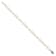 Rhodium Over Sterling Silver 7-8mm White Freshwater Cultured Pearl Bracelet