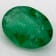 Zambian Emerald 7.87x5.86mm Oval 0.92ct