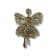 Gold Tone Fairy Princess Multi Crystal Key Chain