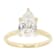 Lab-Grown Diamond Pear Shape Solitaire Ring In 14K Gold 2.00ct