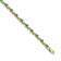 14k Yellow Gold Emerald Bracelet