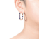 Sapphire Blue Cubic Zirconia, 18K Rose Gold Plated Over Brass Inside Out
Hoop Earrings 6.9ctw