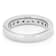 Lab-Grown Diamond Band Ring In Sterling Silver 1.00ctw