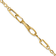 14k Yellow Gold 4mm Polished and Textured Fancy Link Bracelet