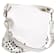 Tods Gommini Textured White Leather Studded Hobo Handbag