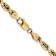 14k Yellow Gold 4.5mm Solid Diamond-Cut Quadruple Rope Chain