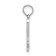 Rhodium Over 14k White Gold Polished Script Letter L Initial Pendant