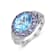 Blue Topaz and Tanzanite Sterling Silver Ring, 4.75ctw