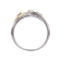 Multi-Gemstone Black Rhodium Over and 14K Gold Over Sterling Silver Ring