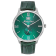 Mathey Tissot Men's Edmond Green Dial Green Leather Strap Watch
