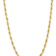 14k Yellow Gold 7mm Rope Link 22 Inch Chain