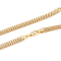 Woven Bead Necklace And Bracelet Set In 18K Gold Over Bronze