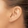 14K White Gold Lab Grown Diamond 1/5ctw VS/SI GH Screw Back 4 Prong Earrings