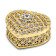 ROMANCE Filigree Heart with Ring Pad Trinket Box