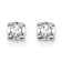14K White Gold Lab Grown Diamond 1/4ctw VS/SI GH 4 Prong Earrings