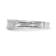 Rhodium Over 14K White Gold AA Quality Trio Ladies Wedding Band 0.09ctw