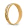 14K Yellow Gold AA Quality Mens Wedding Band 0.09ctw