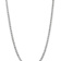 Rhodium Over 14k White Gold 4.5mm Solid Concave Mariner 22 Inch Chain