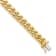 14K Yellow Gold Polished Curb Link Men's Bracelet