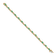 14k Yellow Gold and 14k White Gold with Rhodium Over 14k Yellow Gold
Diamond and Emerald Bracelet