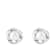 6.5-7mm White Cultured Freshwater Pearl Rhodium Over Sterling Silver Earrings