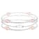 3 Elastic Freshwater Pearl Bracelets In Multicolor
