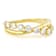 Lab-Grown Diamond Band Ring In 14K Gold Over Sterling Silver 0.90ctw