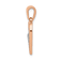 14k Rose Gold and Rhodium Over 14k Rose Gold Diamond Entwined Hearts Pendant