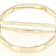 Gold-Tone Crossover Ring