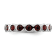 Sterling Silver Stackable Expressions Red Crystal Ring