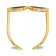 14K Yellow Gold Enameled Sunglasses Toe Ring