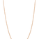 14k Rose Gold 1.5mm Solid Diamond-Cut Rope 16 Inch Chain