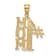 14K Yellow Gold Number 1 MOM Vertical Charm
