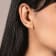White Cubic Zirconia 14k Yellow Gold Studs With Velvet Gift Box 0.50ctw