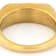 Mother-Of-Pearl Signet Gold-Tone Ring