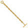 14K Yellow Gold 8mm Anchor Link 8 inch Toggle Bracelet