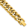 Yellow Ion Plated Stainless Steel Polished 12mm Heavy Curb Bracelet