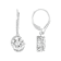 CZ Drop Earrings In Platinum-Enhanced Sterling Silver 6.28ctw